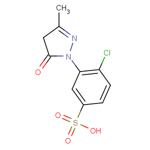 CAS No:88-76-6 4-chloro-3-(3-methyl-5-oxo-4H-pyrazol-1-yl)benzenesulfonic acid