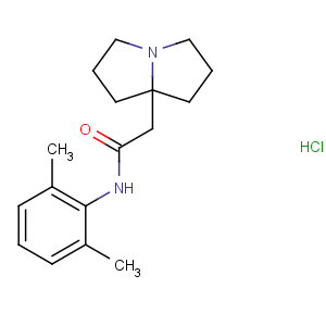 CAS No:88069-49-2 N-(2,6-dimethylphenyl)-2-(1,2,3,5,6,<br />7-hexahydropyrrolizin-8-yl)acetamide