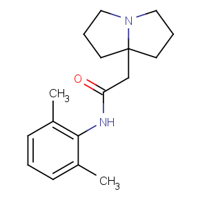 CAS No:88069-67-4 N-(2,6-dimethylphenyl)-2-(1,2,3,5,6,7-hexahydropyrrolizin-8-yl)acetamide