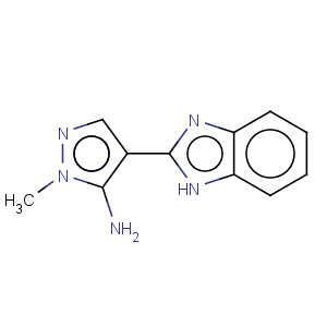 CAS No:88105-09-3 1H-Pyrazol-5-amine,4-(1H-benzimidazol-2-yl)-1-methyl-
