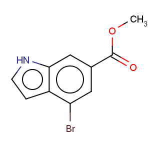 CAS No:882679-96-1 methyl 4-bromo-1H-indole-6-carboxylate