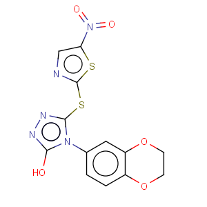 CAS No:883065-90-5 4-(2,3-dihydro-1,4-benzodioxin-6-yl)-5-(5-nitrothiazol-2-yl)sulfanyl-1,2,4-triazol-3-ol