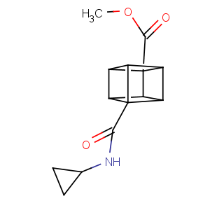 CAS No:883554-72-1 methyl 4-(cyclopropylcarbamoyl)cubane-1-carboxylate