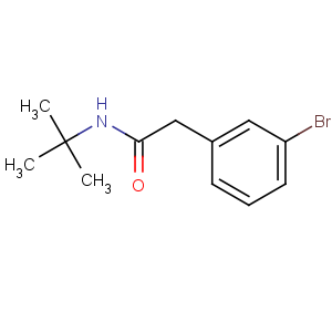 CAS No:883801-90-9 2-(3-bromophenyl)-N-tert-butylacetamide