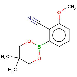 CAS No:883899-02-3 Benzonitrile,2-(5,5-dimethyl-1,3,2-dioxaborinan-2-yl)-6-methoxy-