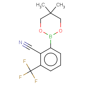 CAS No:883899-03-4 Benzonitrile,2-(5,5-dimethyl-1,3,2-dioxaborinan-2-yl)-6-(trifluoromethyl)-