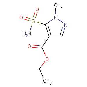 CAS No:88398-81-6 ethyl 1-methyl-5-sulfamoylpyrazole-4-carboxylate