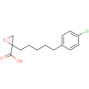 CAS No:88431-47-4 2-[5-(4-chlorophenyl)pentyl]oxirane-2-carboxylic acid