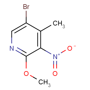 CAS No:884495-14-1 5-bromo-2-methoxy-4-methyl-3-nitropyridine