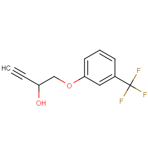 CAS No:88462-65-1 1-[3-(trifluoromethyl)phenoxy]but-3-yn-2-ol