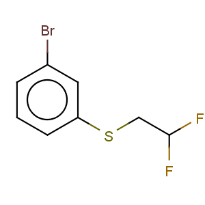 CAS No:885267-08-3 Benzene,1-bromo-3-[(2,2-difluoroethyl)thio]-