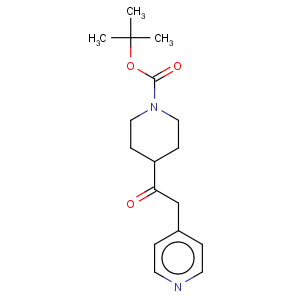 CAS No:885269-79-4 1-Piperidinecarboxylicacid, 4-[2-(4-pyridinyl)acetyl]-, 1,1-dimethylethyl ester