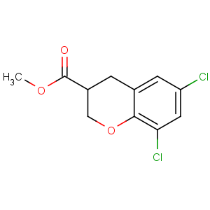 CAS No:885271-50-1 methyl 6,8-dichloro-3,4-dihydro-2H-chromene-3-carboxylate