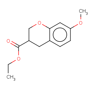 CAS No:885271-77-2 2H-1-Benzopyran-3-carboxylicacid, 3,4-dihydro-7-methoxy-, ethyl ester