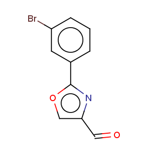 CAS No:885273-03-0 4-Oxazolecarboxaldehyde,2-(3-bromophenyl)-