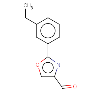 CAS No:885273-23-4 4-Oxazolecarboxaldehyde,2-(3-ethylphenyl)-