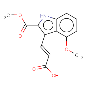 CAS No:885273-69-8 methyl 3-(2-carboxy-vinyl)-4-methoxy-1h-indole-2-carboxylate