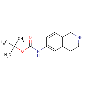 CAS No:885273-75-6 tert-butyl N-(1,2,3,4-tetrahydroisoquinolin-6-yl)carbamate