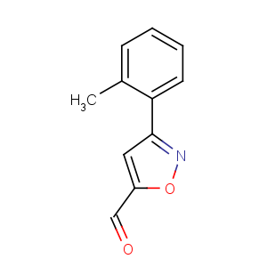 CAS No:885273-90-5 3-(2-methylphenyl)-1,2-oxazole-5-carbaldehyde