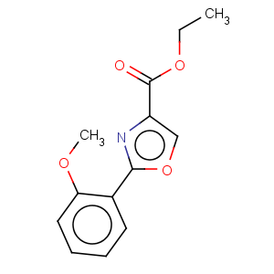 CAS No:885274-64-6 4-Oxazolecarboxylicacid, 2-(2-methoxyphenyl)-, ethyl ester