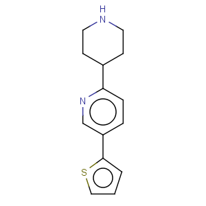 CAS No:885274-71-5 Pyridine,2-(4-piperidinyl)-5-(2-thienyl)-