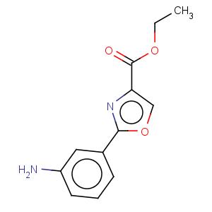 CAS No:885274-73-7 4-Oxazolecarboxylicacid, 2-(3-aminophenyl)-, ethyl ester