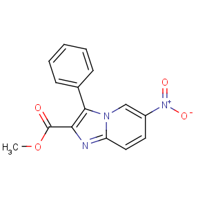 CAS No:885276-47-1 methyl 6-nitro-3-phenylimidazo[1,2-a]pyridine-2-carboxylate