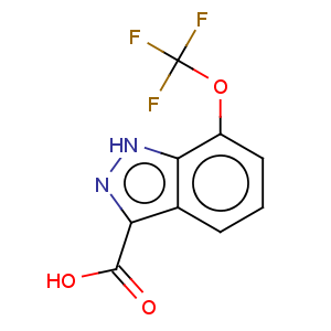 CAS No:885277-92-9 1H-Indazole-3-carboxylicacid, 7-(trifluoromethoxy)-