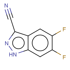 CAS No:885278-36-4 1H-Indazole-3-carbonitrile,5,6-difluoro-