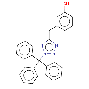 CAS No:885278-40-0 Phenol,3-[[2-(triphenylmethyl)-2H-tetrazol-5-yl]methyl]-