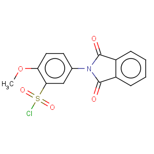 CAS No:885279-82-3 Benzenesulfonylchloride, 5-(1,3-dihydro-1,3-dioxo-2H-isoindol-2-yl)-2-methoxy-