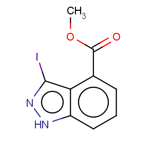 CAS No:885521-54-0 methyl 3-iodo-1H-indazole-4-carboxylate