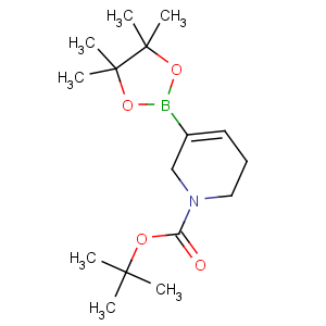 CAS No:885693-20-9 tert-butyl<br />5-(4,4,5,5-tetramethyl-1,3,2-dioxaborolan-2-yl)-3,<br />6-dihydro-2H-pyridine-1-carboxylate