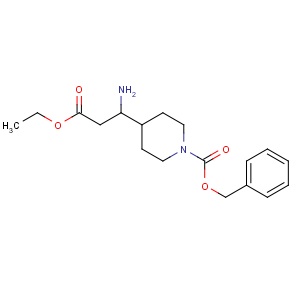 CAS No:886362-29-4 benzyl 4-(1-amino-3-ethoxy-3-oxopropyl)piperidine-1-carboxylate