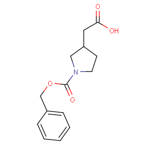 CAS No:886362-65-8 2-(1-phenylmethoxycarbonylpyrrolidin-3-yl)acetic acid