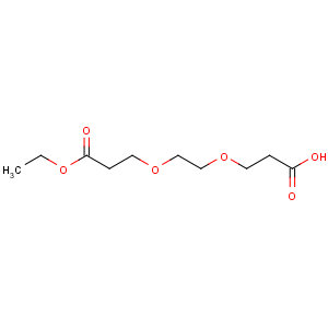 CAS No:886362-90-9 Propanoic acid,3-[2-(2-carboxyethoxy)ethoxy]-, 1-ethyl ester