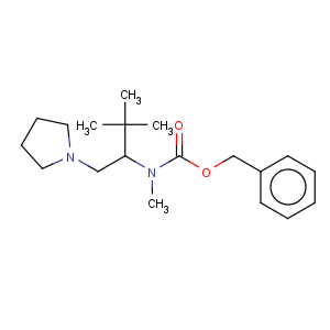 CAS No:886363-08-2 Carbamic acid,[2,2-dimethyl-1-(1-pyrrolidinylmethyl)propyl]methyl-, phenylmethyl ester (9CI)