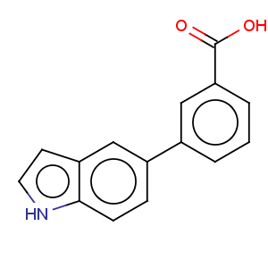 CAS No:886363-16-2 Benzoic acid,3-(1H-indol-5-yl)-