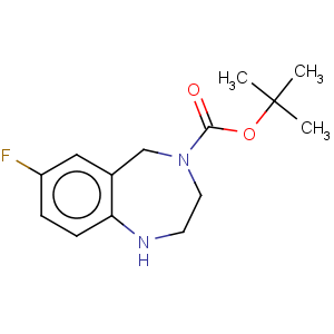 CAS No:886364-36-9 4H-1,4-Benzodiazepine-4-carboxylicacid, 7-fluoro-1,2,3,5-tetrahydro-, 1,1-dimethylethyl ester