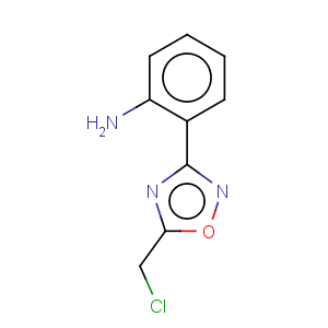 CAS No:886365-74-8 Benzenamine,2-[5-(chloromethyl)-1,2,4-oxadiazol-3-yl]-