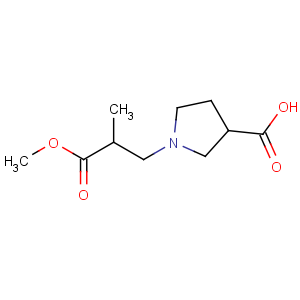 CAS No:886366-35-4 1-Pyrrolidinepropanoicacid, 3-carboxy-a-methyl-,1-methyl ester