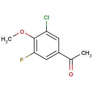 CAS No:886497-19-4 1-(3-chloro-5-fluoro-4-methoxyphenyl)ethanone