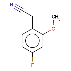CAS No:886498-56-2 Benzeneacetonitrile,4-fluoro-2-methoxy-