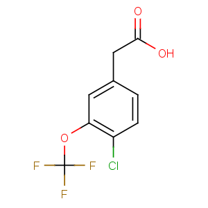 CAS No:886501-02-6 2-[4-chloro-3-(trifluoromethoxy)phenyl]acetic acid