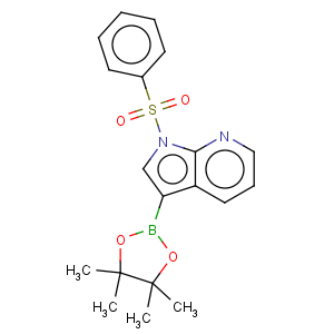 CAS No:886547-94-0 1-(Benzenesulfonyl)-1H-pyrrolo[2,3-b]pyridine-3-boronic acid pinacol ester