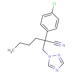 CAS No:88671-89-0 2-(4-chlorophenyl)-2-(1,2,4-triazol-1-ylmethyl)hexanenitrile