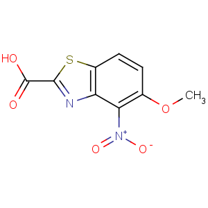 CAS No:886745-59-1 5-methoxy-4-nitro-1,3-benzothiazole-2-carboxylic acid