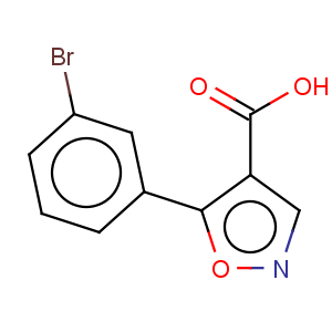CAS No:887408-13-1 4-Isoxazolecarboxylicacid, 5-(3-bromophenyl)-