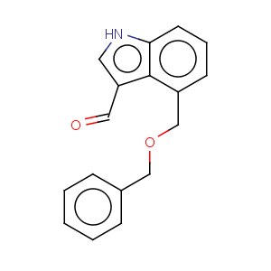 CAS No:887575-83-9 1H-Indole-3-carboxaldehyde,4-[(phenylmethoxy)methyl]-