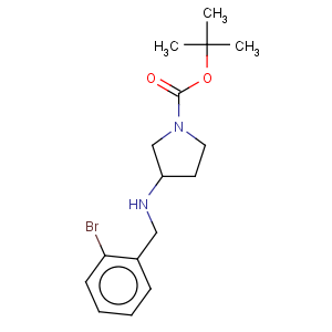 CAS No:887578-18-9 1-Pyrrolidinecarboxylicacid, 3-[[(2-bromophenyl)methyl]amino]-, 1,1-dimethylethyl ester